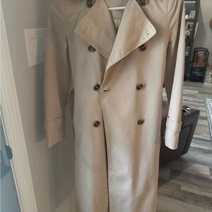 Ever New Petite Blush Beige Coat with Gold Chain Detail